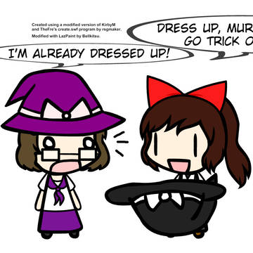 Dress up for halloween.