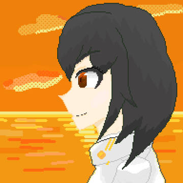 夕焼けの海と──