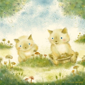キノコの森