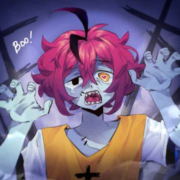 late for halloween zombie