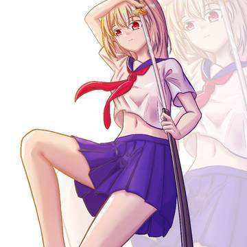 刀と女子高生