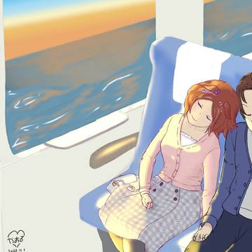 サクラローレルとの温泉旅行の帰り道