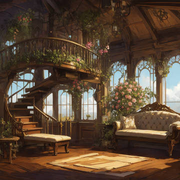 【背景】奇幻樹屋/fantasy tree house