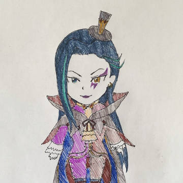 ロズワール・L・メイザース　ねんどろいどどーる化イラスト