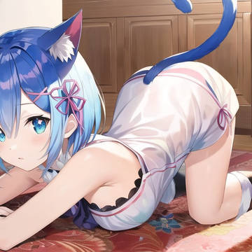 猫レム ฅ(>ω<*ฅ)
