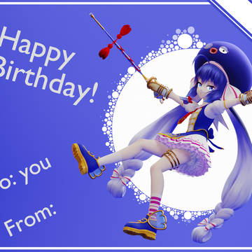 Birthday card for my friend.