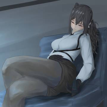 寝落ちするロビン