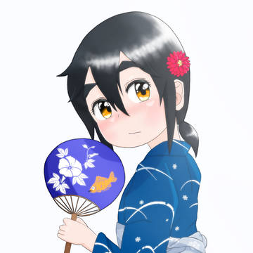 雪子さんの浴衣姿