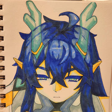 alcohol marker drawing