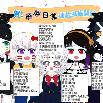 廢廢日常的連載預告