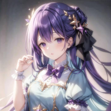 보라색 소녀(purple girl)