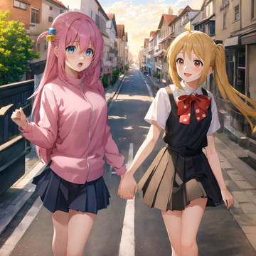 Hitori with Nijika