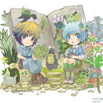 多肉植物男子