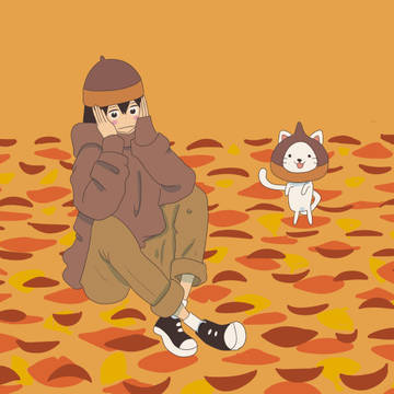 栗ねこと栗ガール