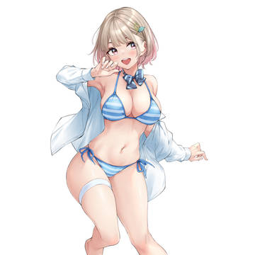 水着幼馴染ちゃん