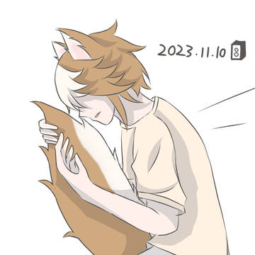 都不敢想抱着五郎的尾巴睡觉会有多舒服