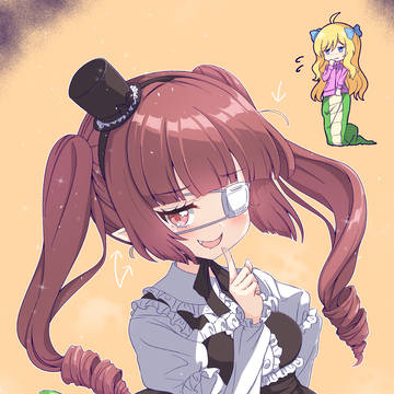 ゆりねコスの邪神ちゃん（と邪神ちゃんコスのゆりね）