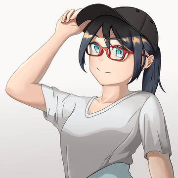 眼鏡女子