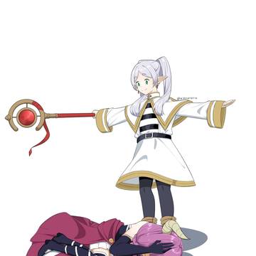 Frieren asserting dominance