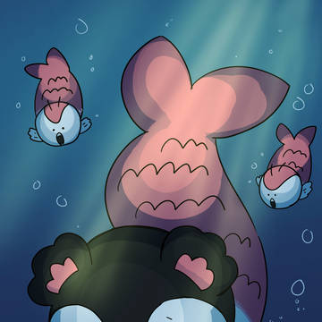 セイレーンちゃんと人魚