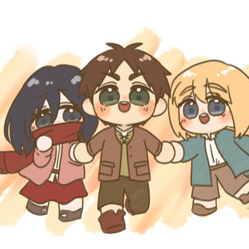 三人