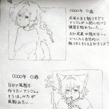 猫ang アナログ絵まとめ