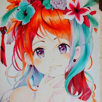 描きました!