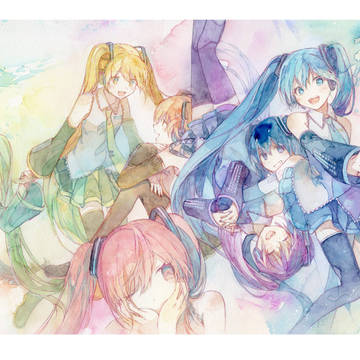 【イラスト本】VOCALOID曲詰め