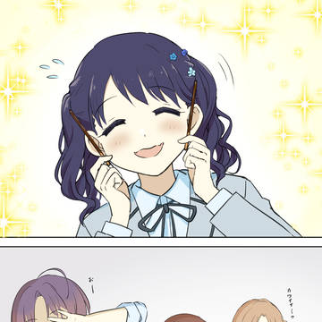 小糸ちゃん誕生日絵&ポッキーの日