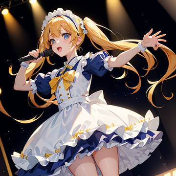 ななみのステージとお友達の女の子