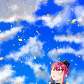 見上げた空には、