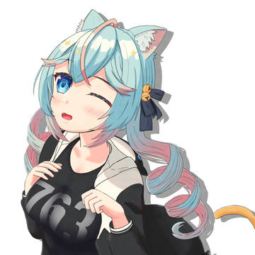 黒763パーカー&Tシャツなるみん
