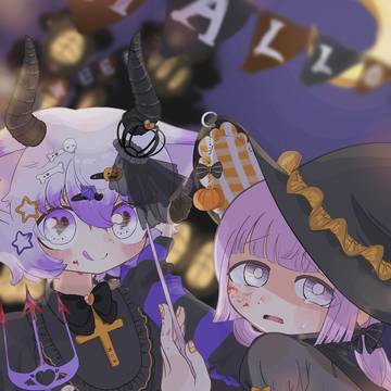 ハロウィン絵
