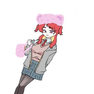ふわふわしてる落書き