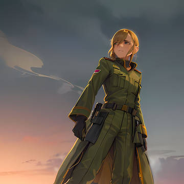 Lone wolf on the battlefield
