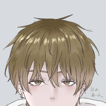 あーん。男の子