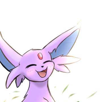happy and content espeon