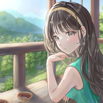 万緑の安らぎ