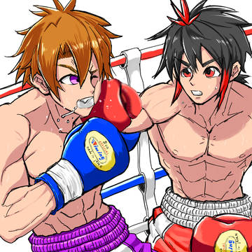 右フック！
