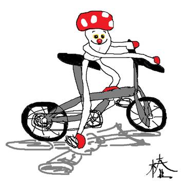 サイクリング・マッシュルーム🍄🚲Cycling Mushroom