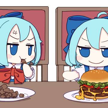 まだ不満そうなふもふもちるの。
