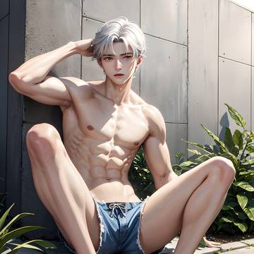 银发帅哥