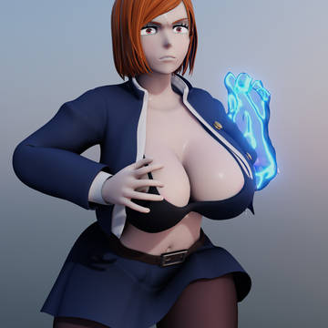 Nobara kugisaki 3D model NSFW