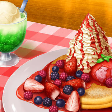 ミックスベリーパンケーキ