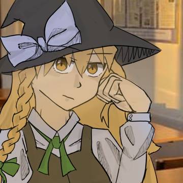 Marisa is studying.