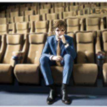映画館で虚無る師匠