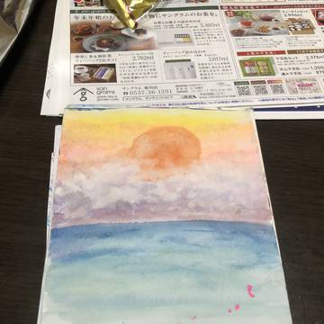 夕日