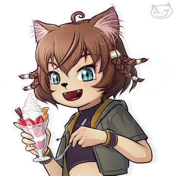いっしょに食べる？