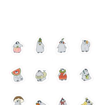 ペンギンフレークシール🐧