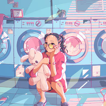 洗濯中.。o○